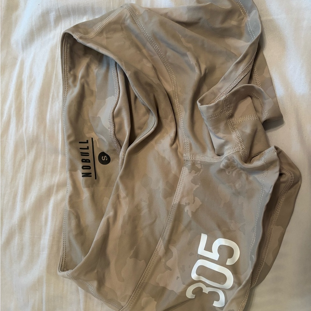 NOBULL Tan Camouflage Shorts